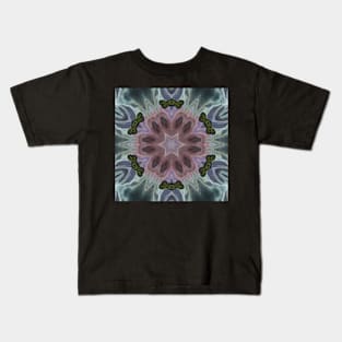 Abstract Sci-fi bio-tech Kaleidoscope pattern (Seamless) 4 Kids T-Shirt